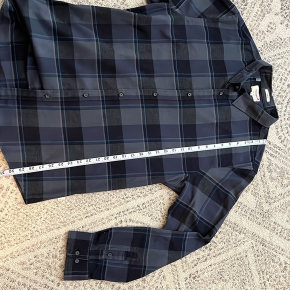 Julian and Mark Plaid Flannel Cotton Stretch Shirt - Picture 8 of 9